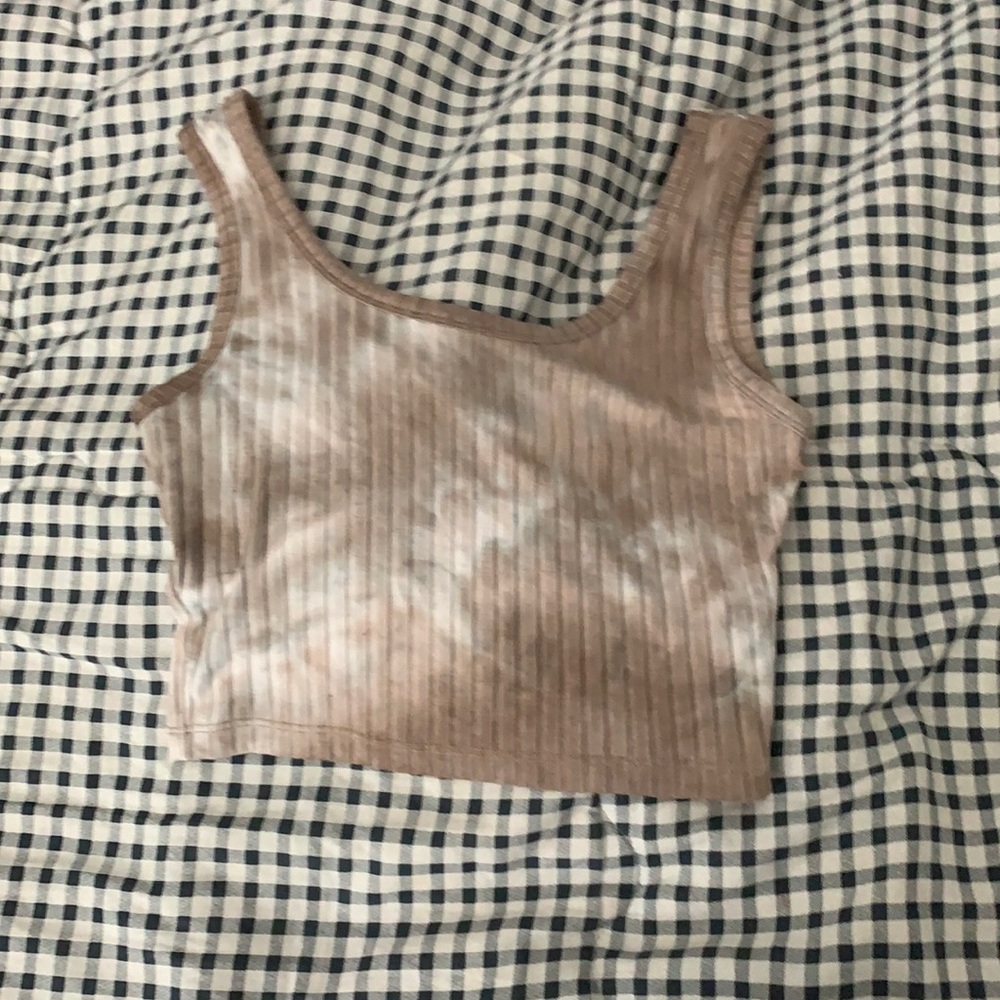 Shein tie dye crop top